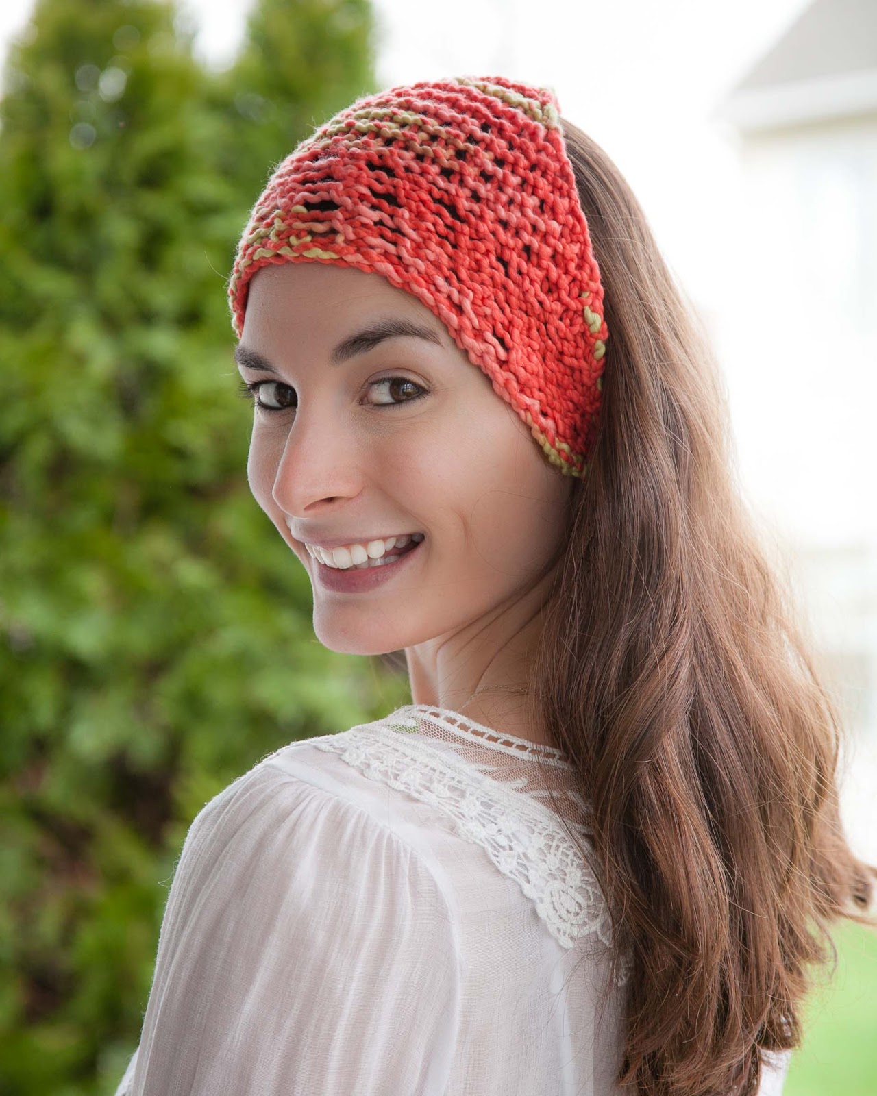 Loom Knitting by This Moment is Good!: LOOM KNIT HEAD WRAP/BANDANNA